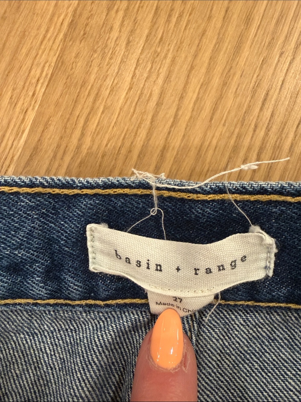 Basin + Range Wide Leg Denim Jeans - Picture 2 of 3
